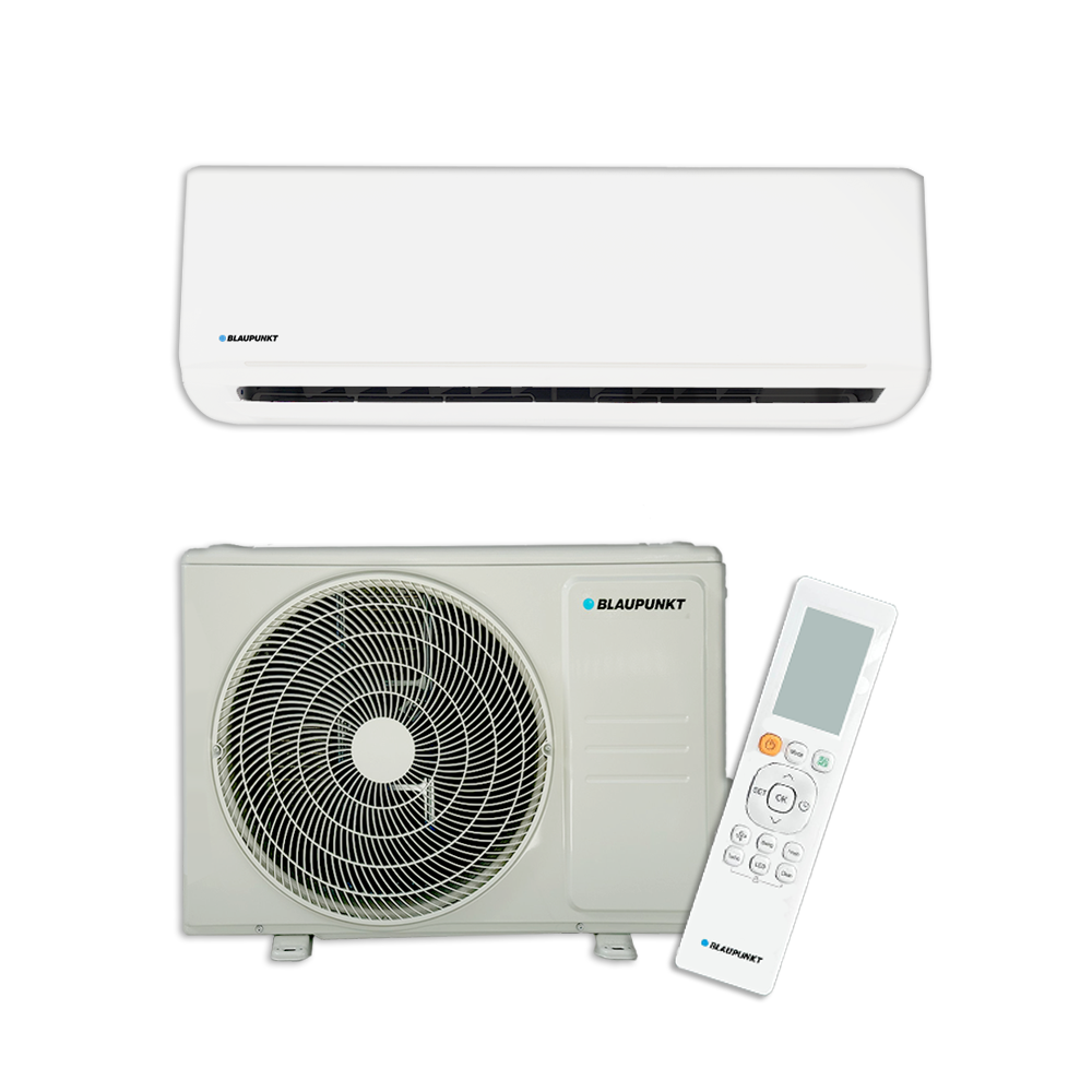 Aer conditionat BLAUPUNKT 5KW AC5.0S1R32, 19000 BTU, A++/A+++, Functie incalzire, Wi-Fi Ready, alb